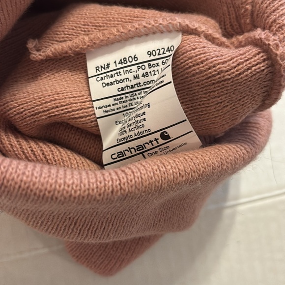 Carhartt Leather Patch Knit Beanie - Picture 4 of 5